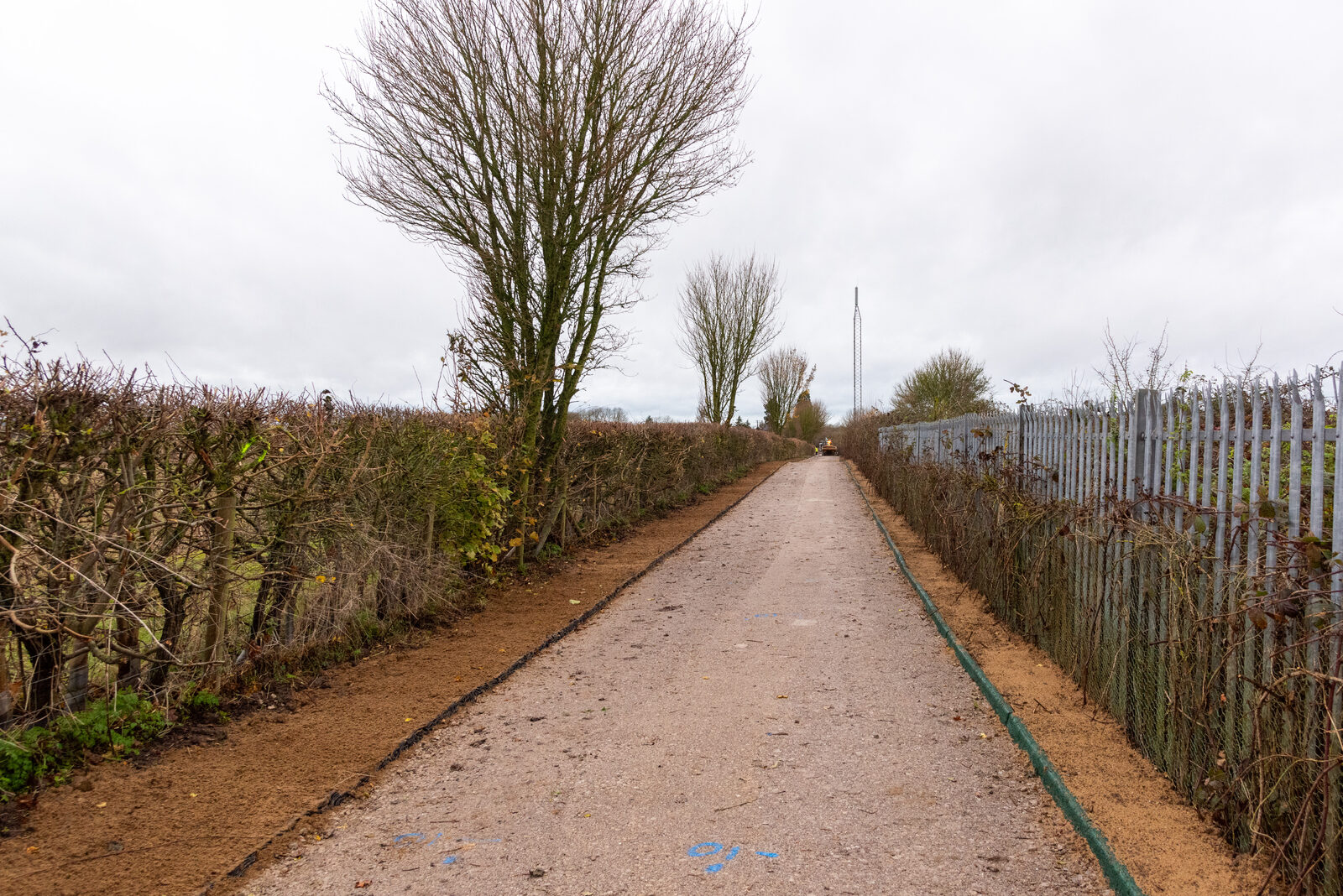 Entwässerungsanlage am Radweg Milton Keynes