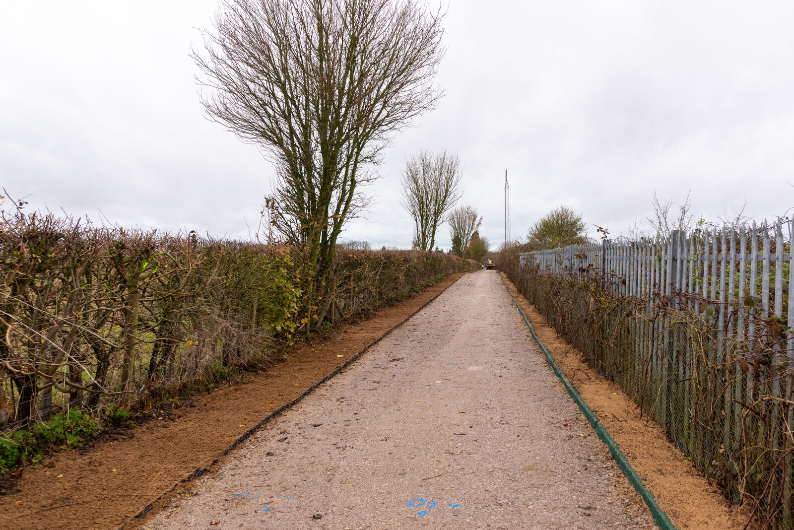 Entwässerungsanlage am Radweg Milton Keynes