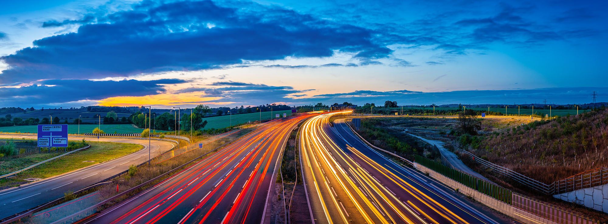 Motorway drainage infrastructure